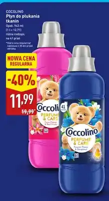 ALDI Płyn do płukania tkanin Coccolino Perfume & Care Passion Flower & Bergamot oferta