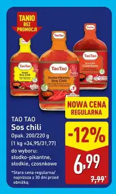 ALDI Sos chili czosnkowy Tao oferta