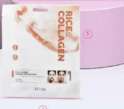 Hebe Soqu rice & collagen hydrożelowa maska do twarzy z ryżem i kolagenem oferta