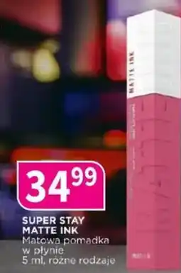 Drogerie Polskie Super stay matte ink oferta