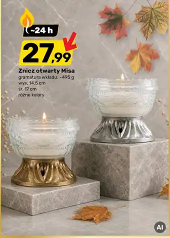Znicz otwarty Misa