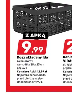 Bricomarche Kosz składany Ida oferta