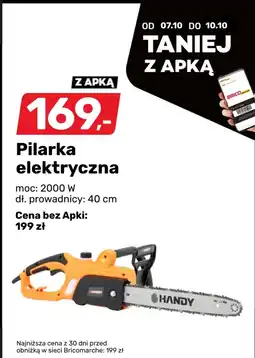 Bricomarche Pilarka elektryczna Handy oferta
