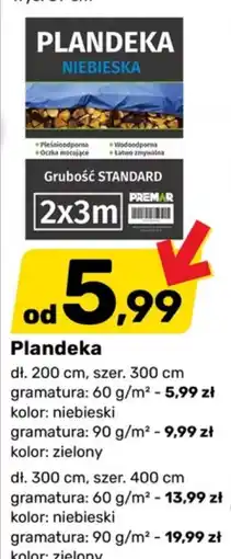 Bricomarche Plandeka Niebieska oferta