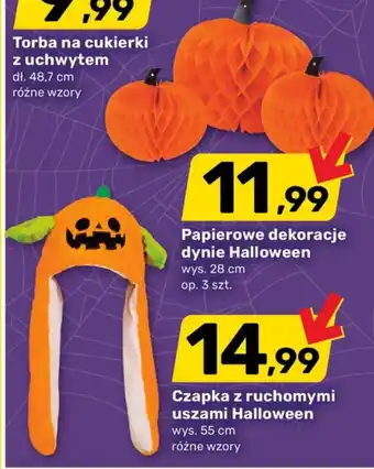 Papierowe dekoracje dynie Halloween