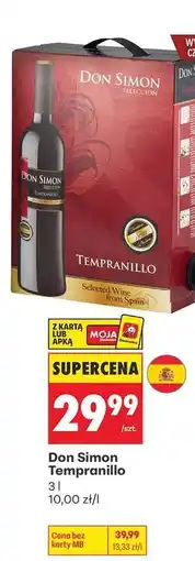 Biedronka Don Simon Tempranillo oferta