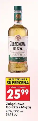 Biedronka ŻOŁĄDKOWA GORZKA Z MIĘTĄ oferta
