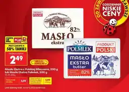 Biedronka Masło Ekstra z Polskiej Mleczarni, 200 g lub Masło Ekstra Polmlek, 200 g oferta