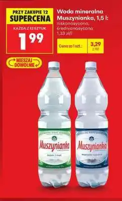 Biedronka Woda mineralna Muszynianka, 1,5 l oferta