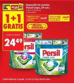 Biedronka Kapsułki do prania Persil Caps, 29 szt oferta