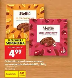 Biedronka Galaretka z sokiem owocowym w czekoladzie Mella Meltié, 190 g oferta