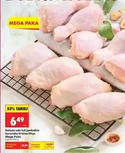Biedronka świeże udo lub podudzie kurczaka Kraina Mięs Mega Paka oferta