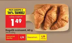 Biedronka Rogalik croissant 60 g oferta