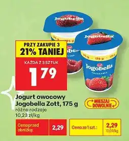 Biedronka Jogurt owocowy Jogobella Zott 175 g oferta