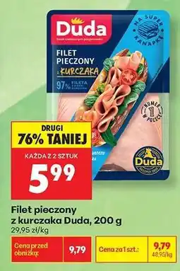 Biedronka Filet pieczony z kurczaka Duda 200 g oferta