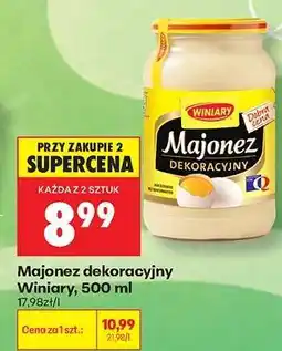 Biedronka Majonez dekoracyjny Winiary 500 ml oferta