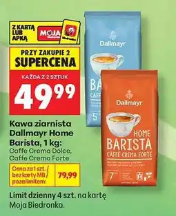 Biedronka Dallmayr Home Barista, 1 kg oferta