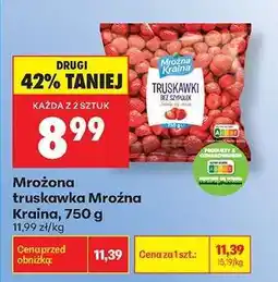 Biedronka Mrożona truskawka Mrożna Kraina, 750 g oferta