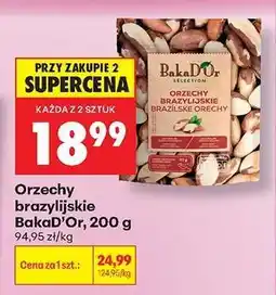 Biedronka Orzechy brazylijskie BakaD’Or, 200 g oferta