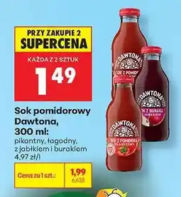 Biedronka Sok pomidorowy Dawtona, 300 ml oferta