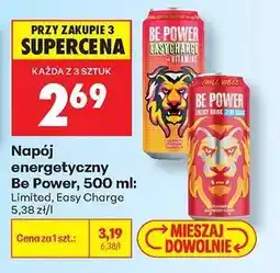 Biedronka Napój energetyczny Be Power, 500 ml oferta