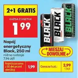 Biedronka Napój energetyczny Black, 250 ml oferta
