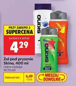 Biedronka Żel pod prysznic Skino, 400 ml oferta