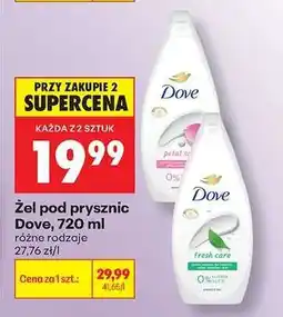 Biedronka Żel pod prysznic Dove, 720 ml oferta