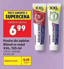 Biedronka Pasta do zębów blend-a-med XXL, 125 ml oferta