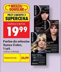 Biedronka Farba do włosów Syoss Color, 1 szt oferta