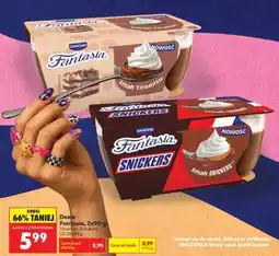 Biedronka Deser Fantasia, 2x90 g oferta