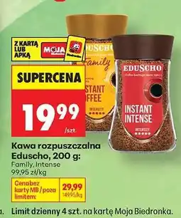 Biedronka Kawa rozpuszczalna Eduscho, 200 g oferta