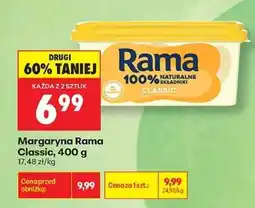 Biedronka Margaryna Rama Classic 400 g oferta