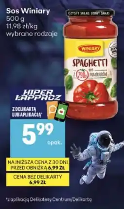 Delikatesy Centrum Sos Winiary Spaghetti oferta