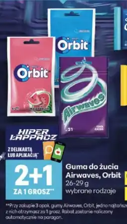 Delikatesy Centrum Guma do żucia Airwaves, Orbit oferta