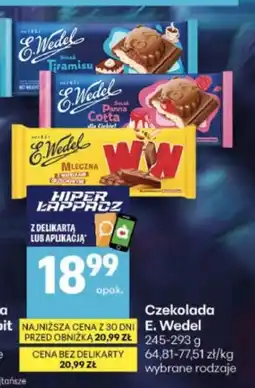 Delikatesy Centrum Czekolada E. Wedel oferta