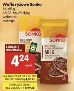 Delikatesy Centrum Wafle ryżowe Sonko oferta