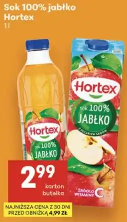 Delikatesy Centrum Sok 100% jabłko Hortex oferta