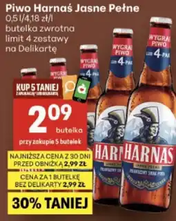 Delikatesy Centrum Piwo Harnaś Jasne Pełne oferta