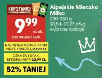 Alpejskie Mleczko Milka