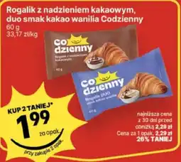 Delikatesy Centrum Rogalik z nadzieniem kakao wanilia Co dzienny oferta