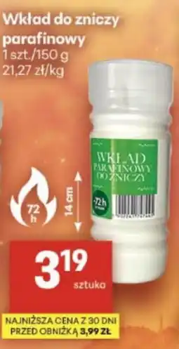 Delikatesy Centrum Wkład do zniczy parafinowy oferta