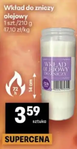 Delikatesy Centrum Wkład Olejowy do Zniczy oferta