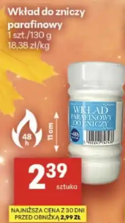 Delikatesy Centrum Wkład do zniczy parafinowy oferta