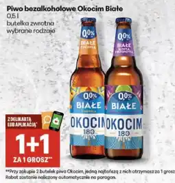 Delikatesy Centrum Piwo bezalkoholowe Okocim Białe oferta
