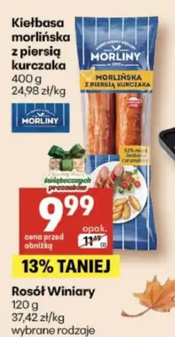 Delikatesy Centrum Kiełbasa Morlińska z Piersią Kurczaka oferta