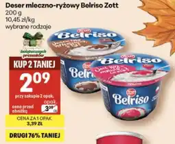 Delikatesy Centrum Deser mleczno-ryżowy Belriso Zott oferta
