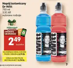 Delikatesy Centrum Napój izotoniczny Dr Witt oferta