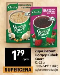 Delikatesy Centrum Zupa instant Gorący Kubek Knorr oferta