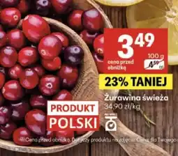 Delikatesy Centrum Żurawina świeża oferta